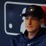 Milwaukee Brewers manager Craig Counsell is seen prior to Game Two of the Wild Card Series against the Arizona Diamondbacks at American Family Field on October 04, 2023 in Milwaukee, Wisconsin.