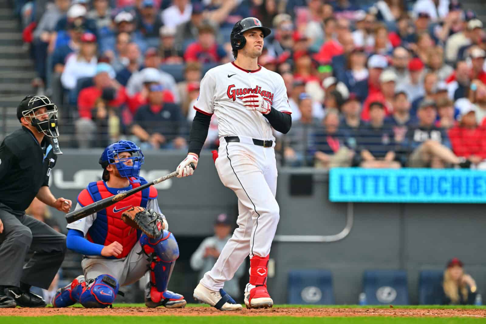 Chase DeLauter Has Big Day In Guardians Win In Home Opener